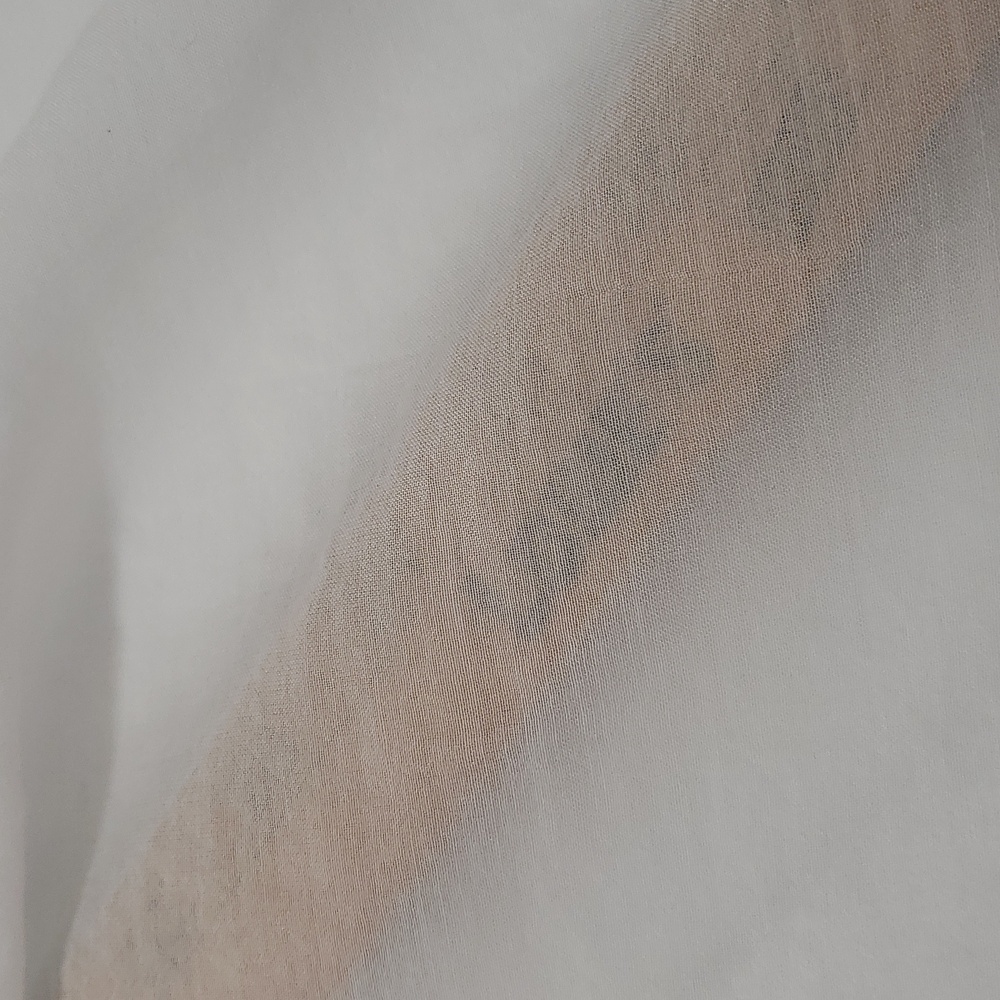 Sheer Lightweight Cotton Viscose Comfort Classic White Shirt Tunic - Picture 12 of 12